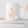 Mug Lion Personnalisable avec Prénom – Choix de Police et Couleur