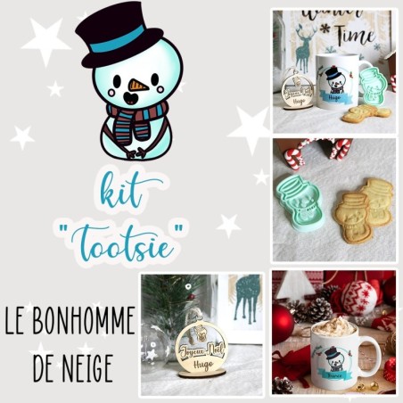 Box de Noël "Kit Tootsie" – Mug, suspension et cookie cutter personnalisables