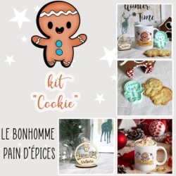 Box de Noël "Kit Cookie" – Mug, suspension et cookie cutter personnalisables