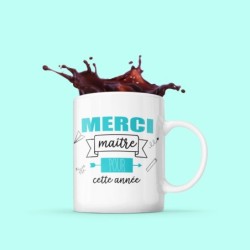 Mug Merci Maître – Cadeau Original et Personnalisable
