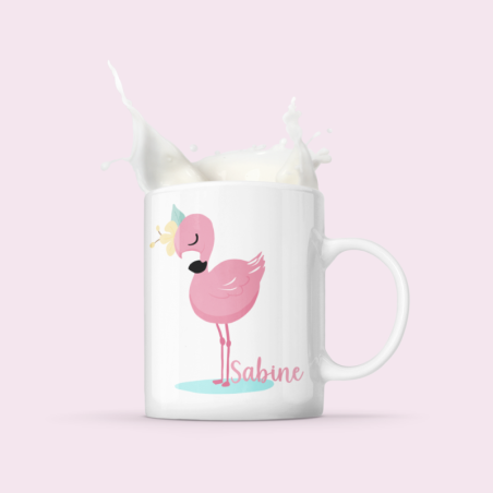 Mug Flamant Rose Personnalisable – Cadeau Original et Tendance