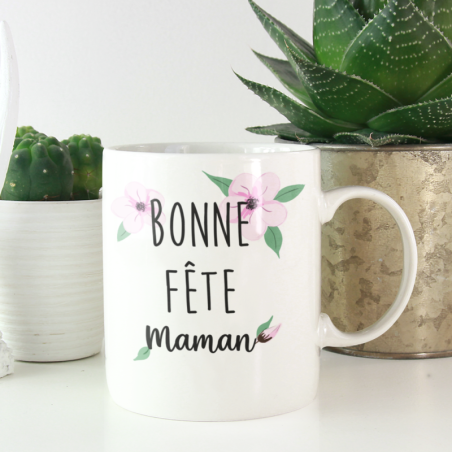 Mug Bonne Fête Maman – Cadeau Original et Personnalisable