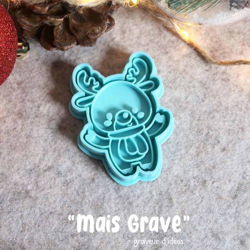 Emporte-pièce Sven le Renne – Biscuits de Noël