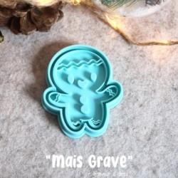 Emporte-pièce Cookie Bonhomme Pain d’Épices – Noël