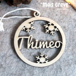 Suspension de sapin Flocon – Décoration Noël