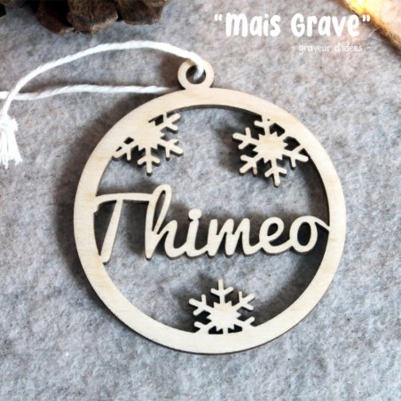 Suspension de sapin Flocon – Décoration Noël