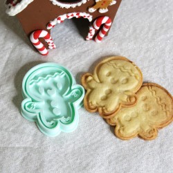 Emporte-pièce Cookie Bonhomme Pain d’Épices – Noël