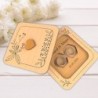 Boîte à Alliances en Bois Gravée – Coffret Mariage Personnalisé avec Prénoms et Date