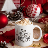 Mug “Merry Christmas” personnalisé – Cadeau de Noël photo