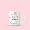 Mug Meilleure ATSEM – Cadeau Original et Personnalisable