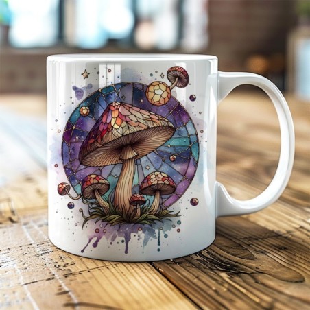 Mug Ésotérique – Champignon Mystique, Tasse Spirituelle et Cadeau Magique