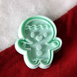 Emporte-pièce Cookie Bonhomme Pain d’Épices – Noël