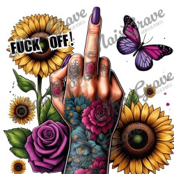 Tumbler Isotherme “Fuck Off” – Gobelet Inox Humour, Cadeau Drôle et Insolent