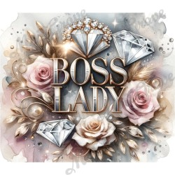 Tumbler Isotherme “Boss Lady” – Gobelet Inox Élégant, Cadeau Femme Inspirante & Ambitieuse