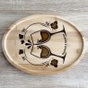 Plateau Apéro à Personnaliser en Bambou – Gravure Laser, Cadeau Original et Élégant