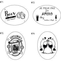 Plateau Apéro à Personnaliser en Bambou – Gravure Laser, Cadeau Original et Élégant