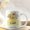 Mug “Bonne fête Mamie” personnalisable – Ajoutez les prénoms des petits-enfants