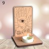 Support de Carte de Tarot en Bois – Carte du Jour et Rituel, Accessoire Ésotérique Pratique