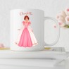 Mug “Princesse” personnalisable – Ajoutez un prénom, choisissez police & couleur