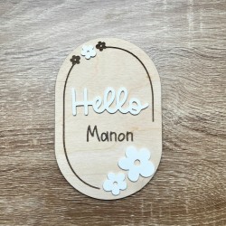 Carte Étape "Petit Nuage" Personnalisable – Carte Bébé, Souvenir de Naissance Unique