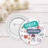 Badge Personnalisable – Métier Médical, Accessoire Professionnel avec Nom et Prénom