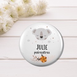 Badge Personnalisable – Métier Animal, Accessoire Professionnel pour Vétérinaire et Soigneur