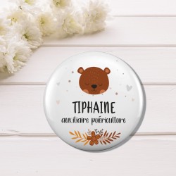 Badge Personnalisable – Métier Animal, Accessoire Professionnel pour Vétérinaire et Soigneur