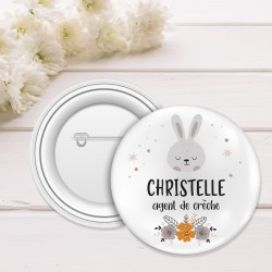 Badge Personnalisable – Métier Animal, Accessoire Professionnel pour Vétérinaire et Soigneur