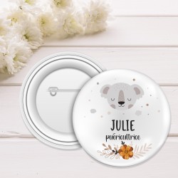 Badge Personnalisable – Métier Animal, Accessoire Professionnel pour Vétérinaire et Soigneur