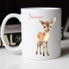 Mug Faon Personnalisable avec Prénom – Choix de Couleur et Police