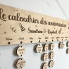 Calendrier des Anniversaires Personnalisable – Organiseur Familial et Cadeau Unique