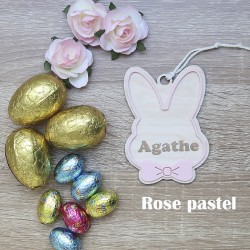 Décoration / Suspension Lapin Personnalisable – Cadeau Naissance et Chambre Enfant