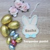 Décoration / Suspension Lapin Personnalisable – Cadeau Naissance et Chambre Enfant
