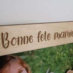 Cadre Photo "Bonne Fête Mamie" – Cadeau Personnalisé pour Grand-Mère