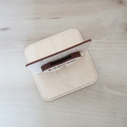 Support La Petite Souris pour Dent de Lait – Bois Gravé et Personnalisé