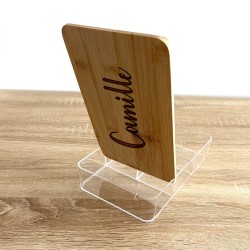 Boîte à bijoux personnalisée – Prénom & choix de police