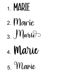 Boîte à bijoux personnalisée – Prénom & choix de police