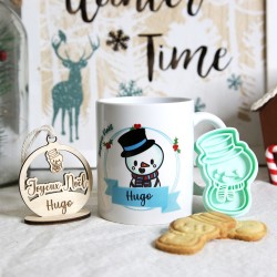 Box de Noël "Kit Tootsie" – Mug, suspension et cookie cutter personnalisables