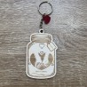 Porte clé "Bocal d'amour"