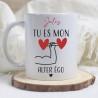 Mug Alter Ego Personnalisable – Cadeau Saint-Valentin avec Prénom