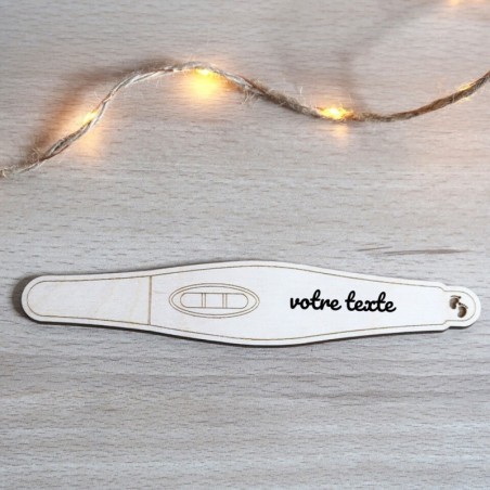 Test de Grossesse Annonce Personnalisable – Carte Révélation Bébé Originale