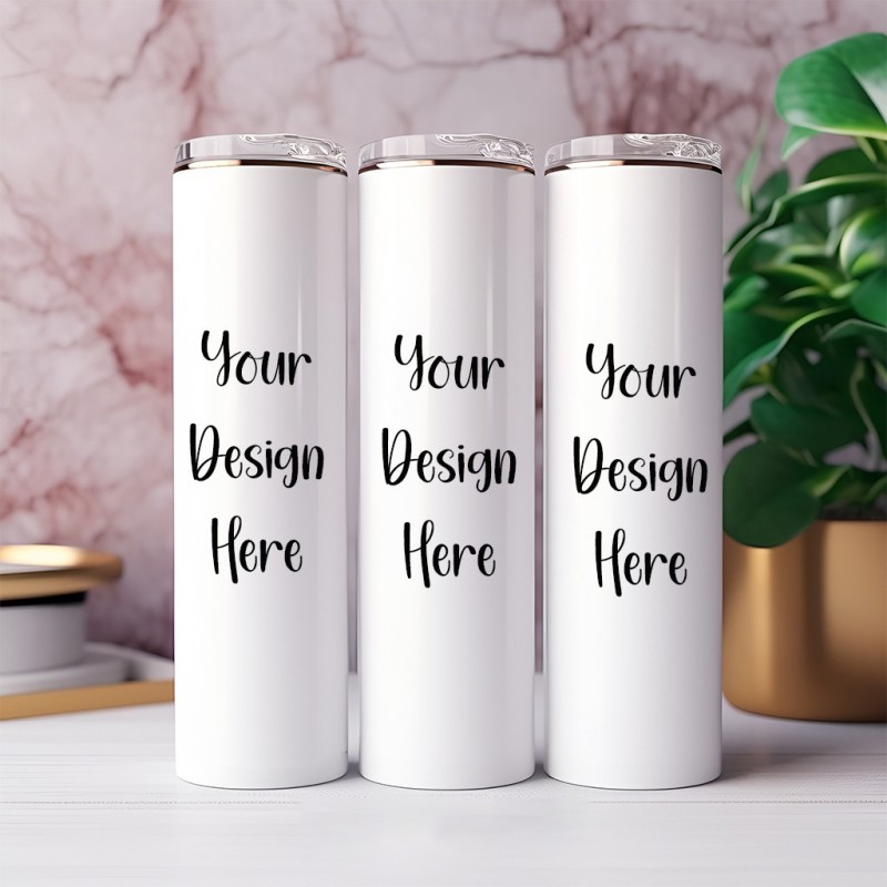 Tumbler Isotherme 100% Personnalisable – Gobelet Inox Chaud/Froid, Cadeau Unique et Personnalisé